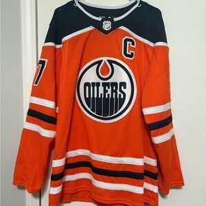 Edmonton Oilers McDavid Hockey Jersey - 52